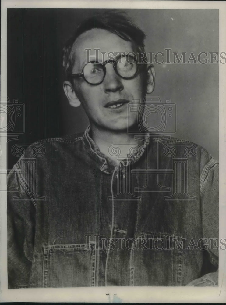 1929 Press Photo JP Westman Alias Harry McDonald Prohibition Extortion Scheme