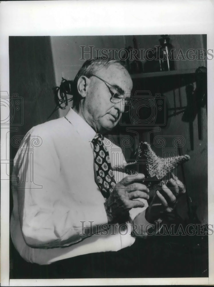 1947 Press Photo Dr. Willis R. Whitney scientist at General Electric Research.