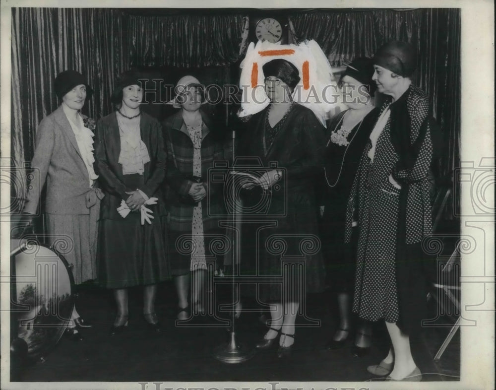 1930 Press Photo Members of Ill. Athletic Club