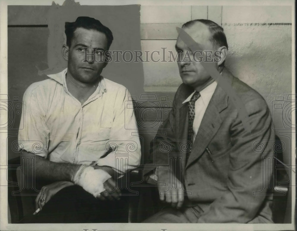 1929 Press Photo John Preston confessed to choking Agnes Johnston