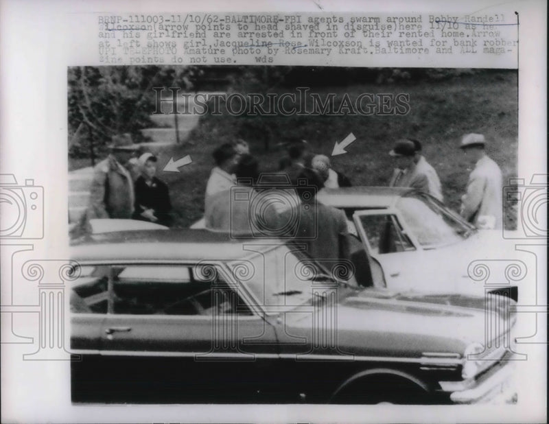 Load image into Gallery viewer, 1962 Press Photo Baltimore, Md. Bobby Wilcoxson &amp; Jacqueline Rose captured -
