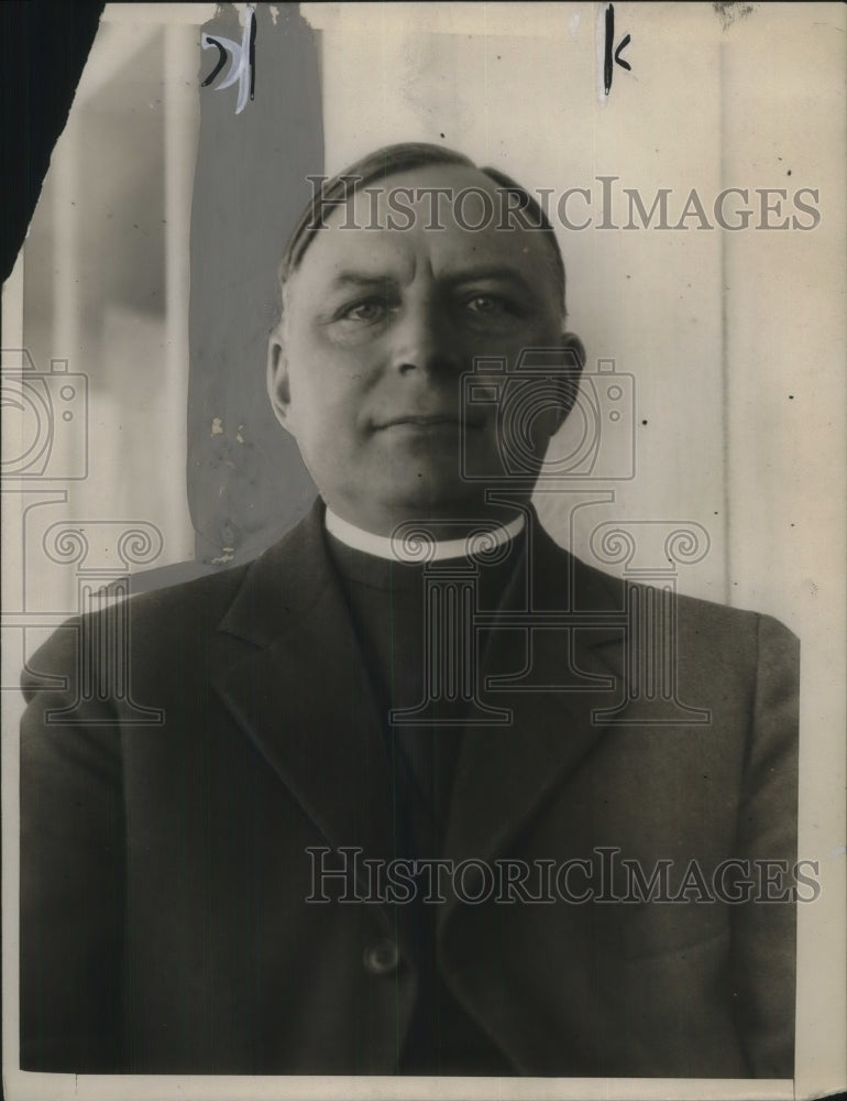 1926 Press Photo Reverend J. White's photo