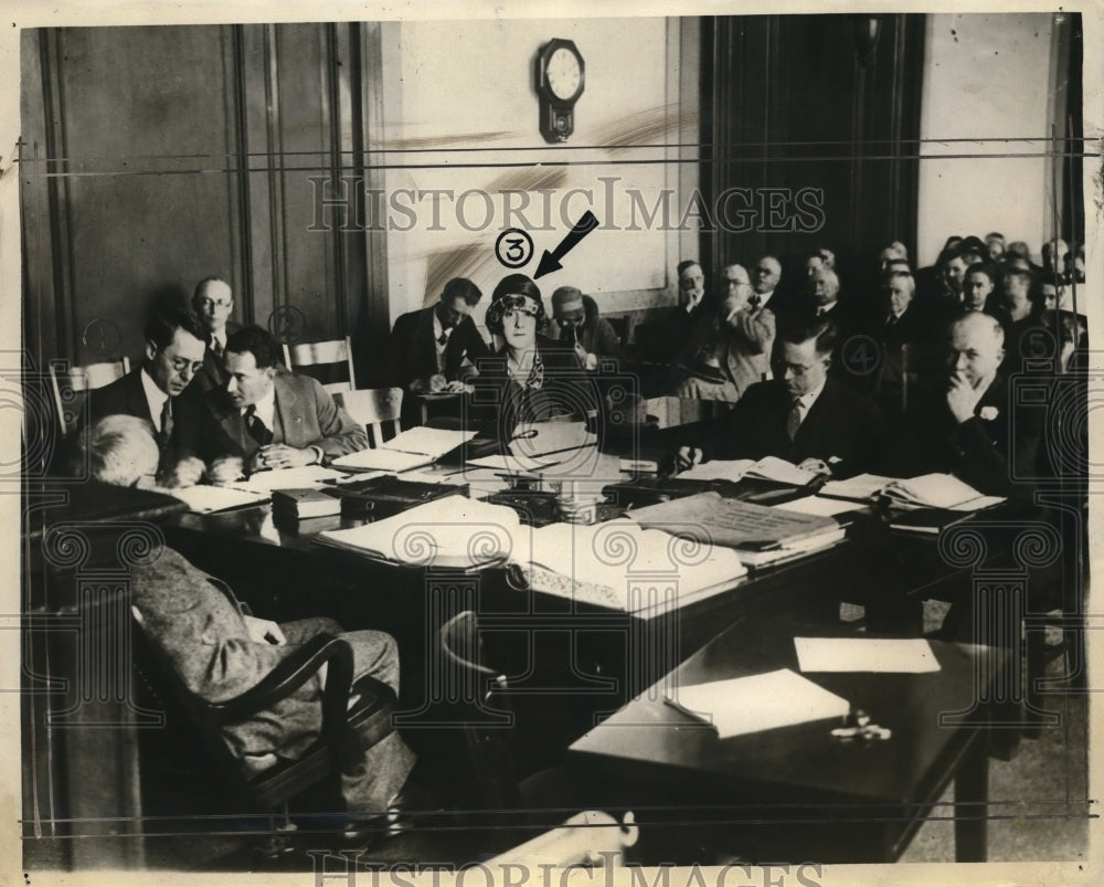 1925 Press Photo Judge H Louderjack trila of Dorothy Ellingspn for murder- Historic Images