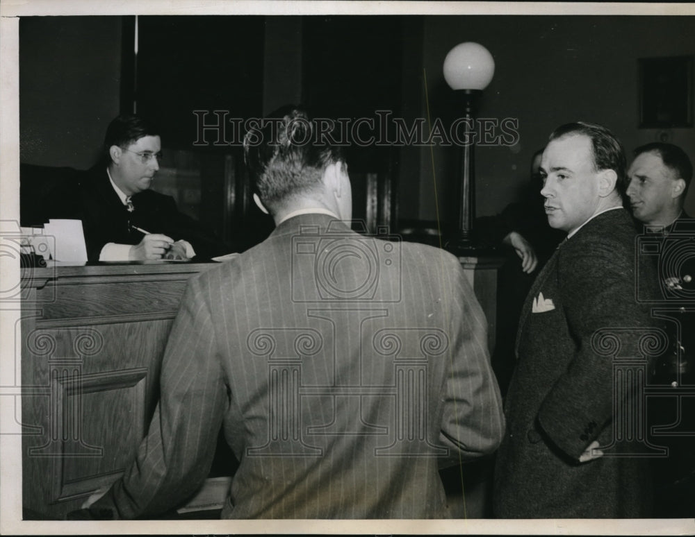 1938 Press Photo Ickes's son fined for speeding
