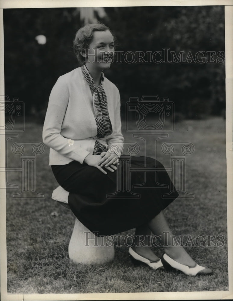 1932 Press Photo Miss Dorothy C Hartwell of Lynn,Mass. to wed Paul Gove