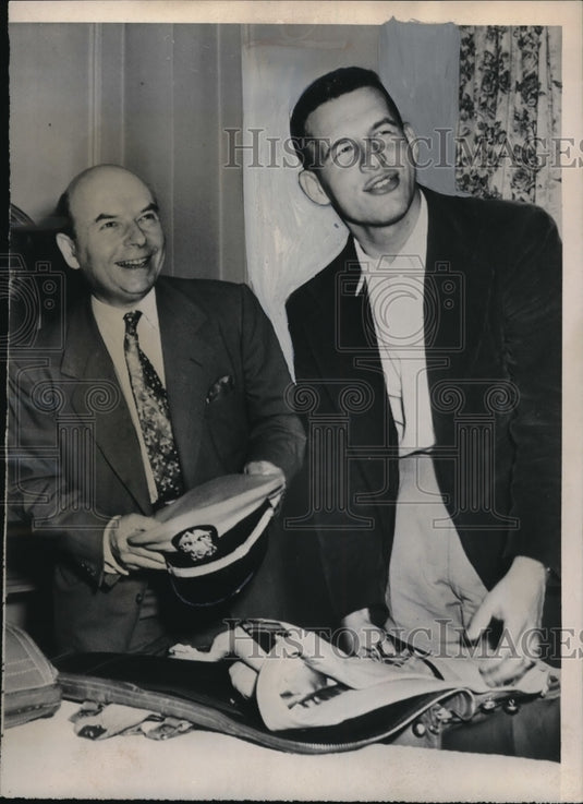 Press Photo Navy Lt. W.A. Evans dismissed for writing anti-administration letter