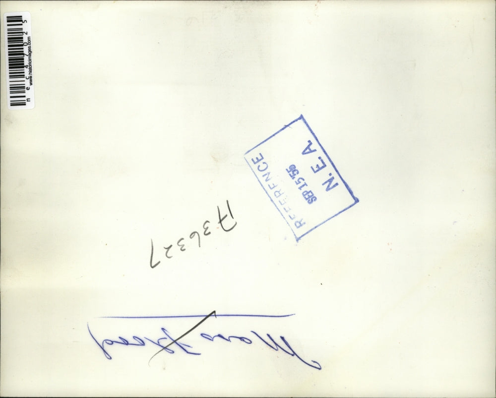 1955 Press Photo Westfield Mass. body in Westfield River