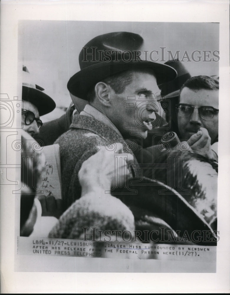 1954 Press Photo Lewisburg Pennsylvania Alger Hiss Prison