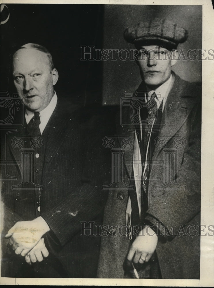 1925 Press Photo Father and Brother of "Jazz" girl.