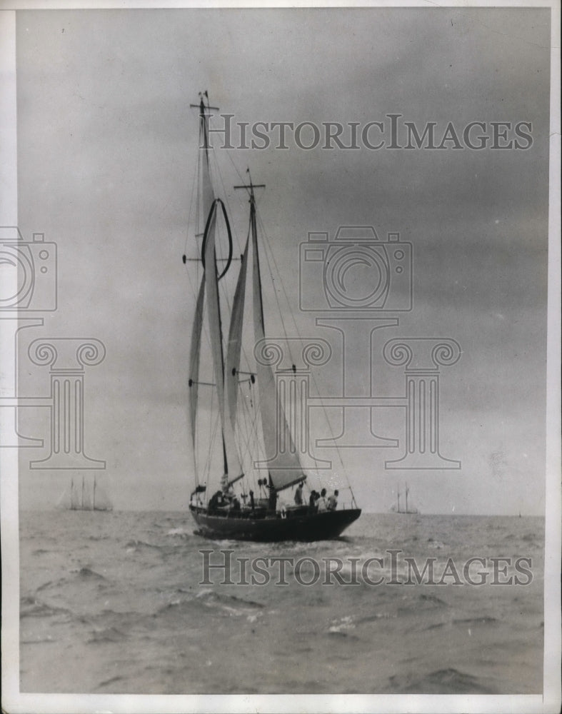 1934 Press Photo The Vamarie sailing yacht owned by Vadim Makaroff