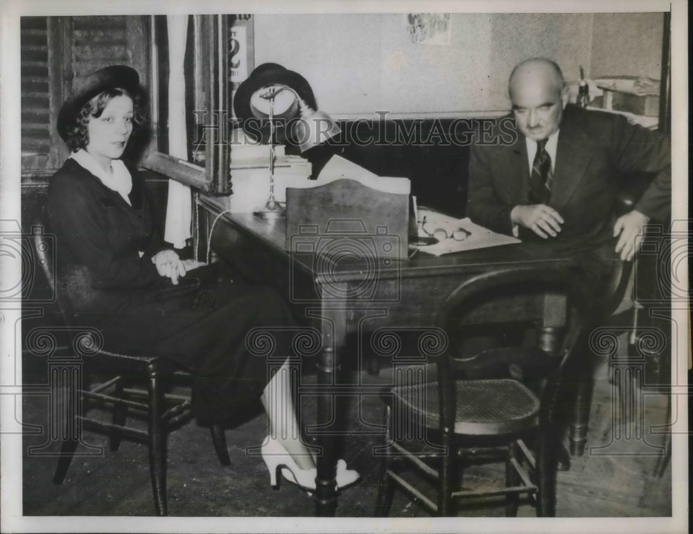 1937 Press Photo Simone L Angle, Jean Paul Stefani Andre McGuin - nec47630- Historic Images