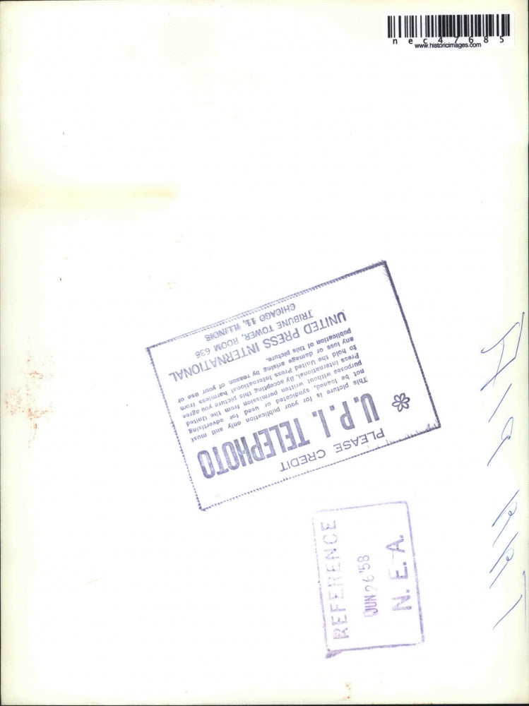 1958 Press Photo Attorney Paul O Dwyer & Count Pierre de LaSalle Run Down