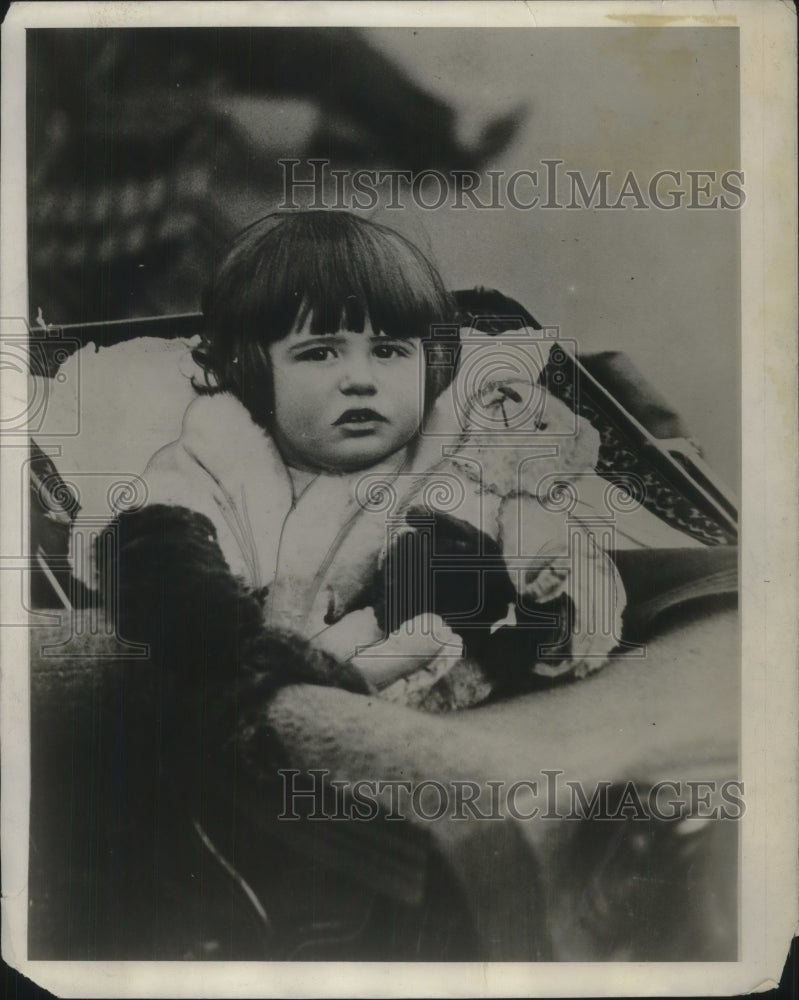 1938 Press Photo The prince of wales' godson in the park.