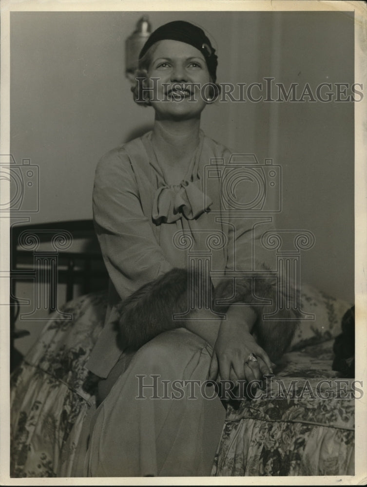 1933 Press Photo Leona Weeks daughter of Dr Alanson Weeks