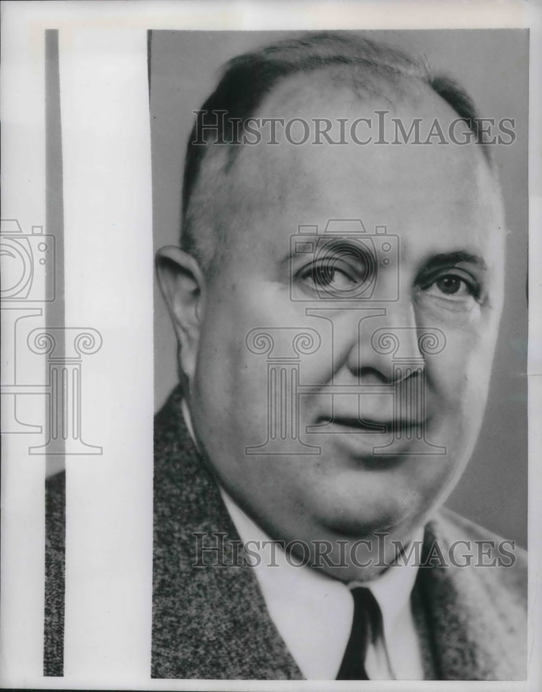 1953 Press Photo Royal Toner, the president of the National Fisheries Institute