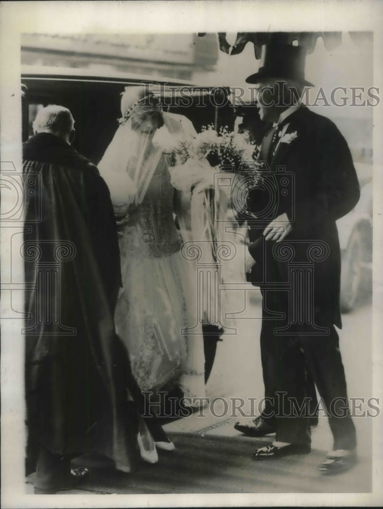 1929 Press Photo London Socialites Attend Wedding Of James Rutland