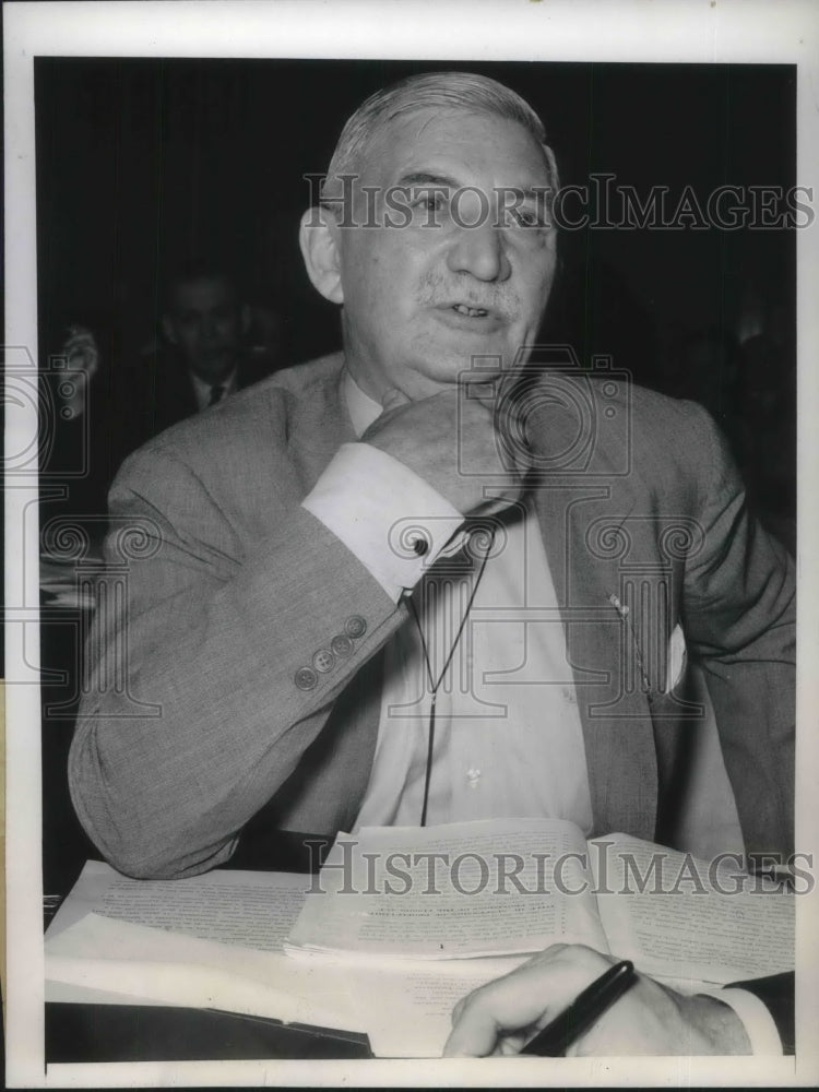 1940 Press Photo William Knudson Member Of Defense Advisory Commission