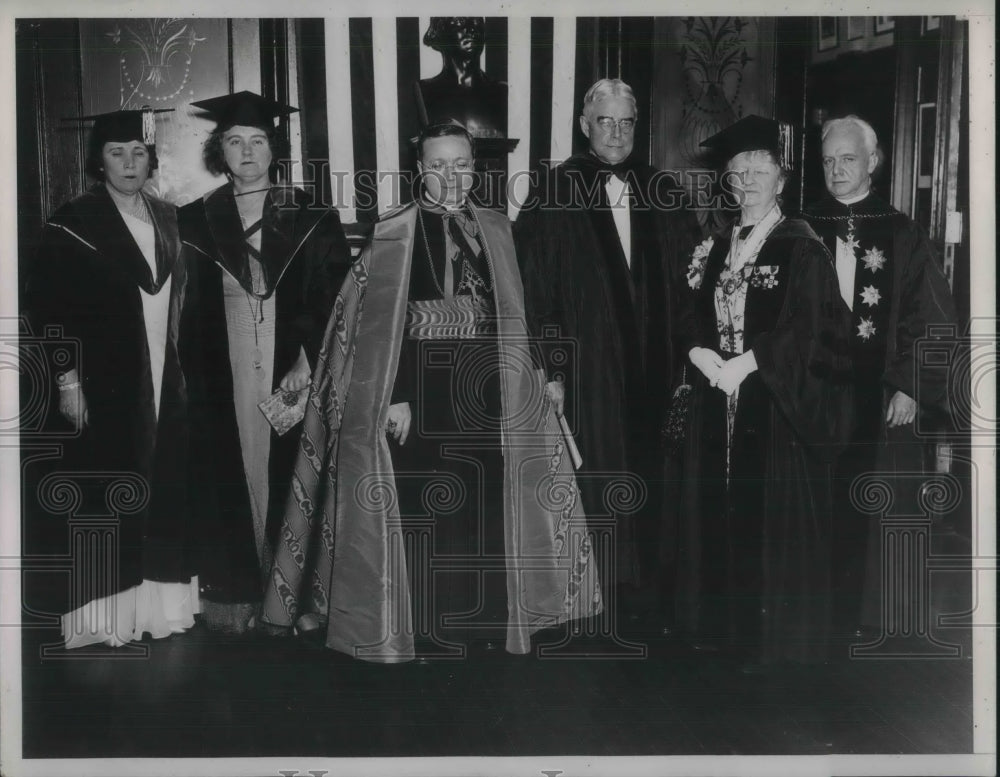 1934 Press Photo Georgetown gives first woman a degree