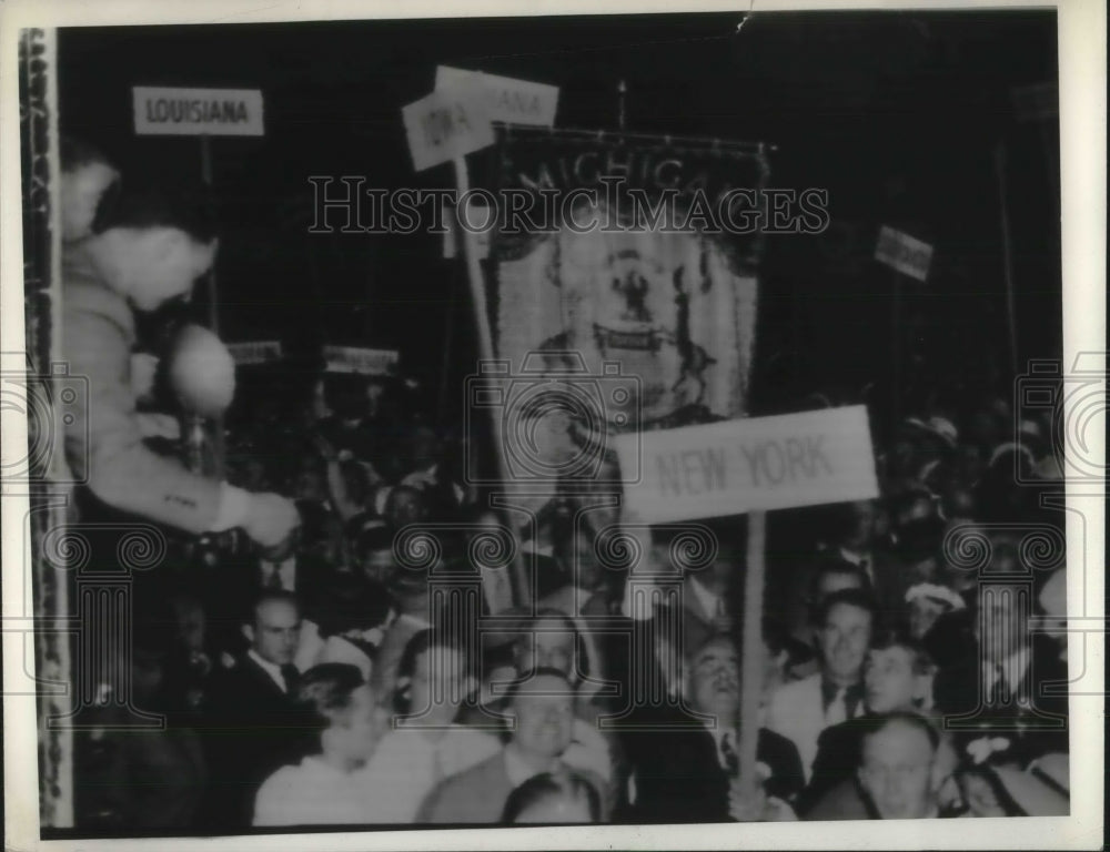 1936 Press Photo National Democratic Convention at Philadelphia, Pa