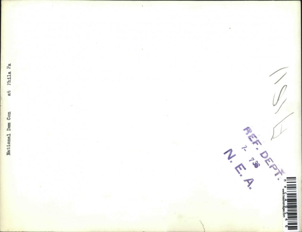 1936 Press Photo National Democratic Convention at Philadelphia, Pa