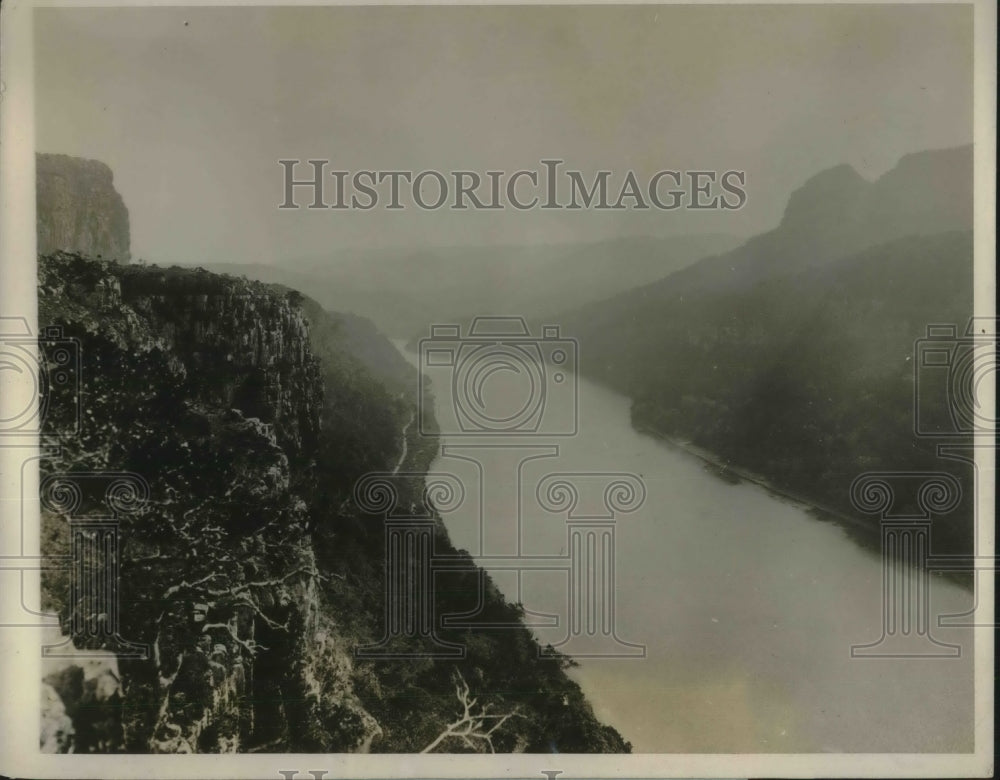 1926 Press Photo Umzimyuba River leading into part of St Johns shipping center- Historic Images