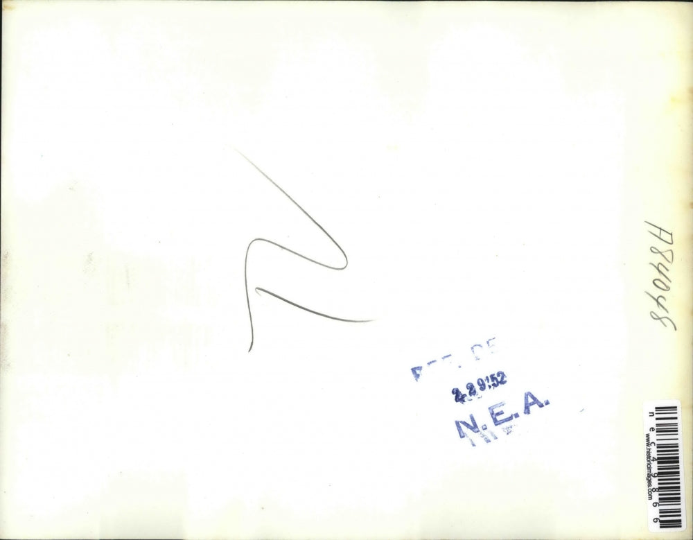 1952 Press Photo Thomas J. Gill being interviewed by a radio announcer