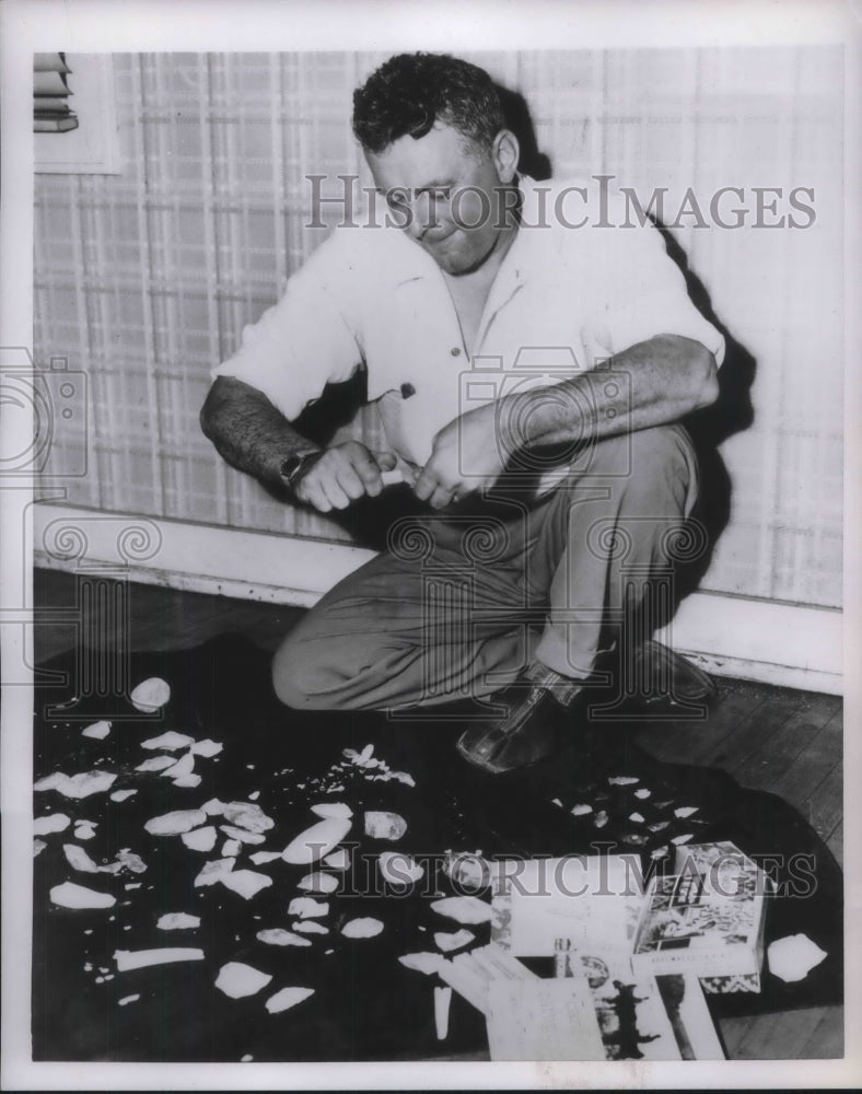 1953 Press Photo Carle Handel of Newark New Jersey