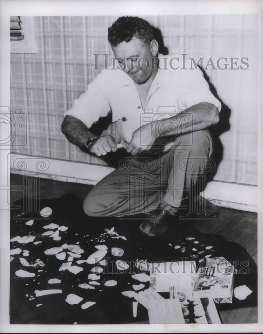 1953 Press Photo Carle Handel of Newark New Jersey