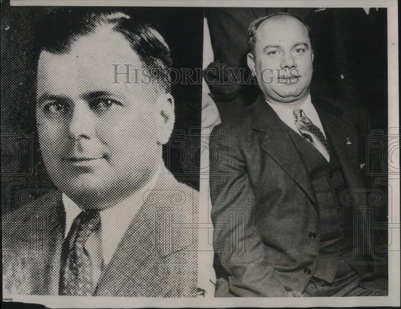 Load image into Gallery viewer, 1935 Press Photo Recorders of Deeds, John English &amp; State Rep. Lawrence Fontana
