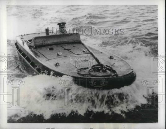 1941 Press Photo Motorboat used in Training at British School Base in Ireland.