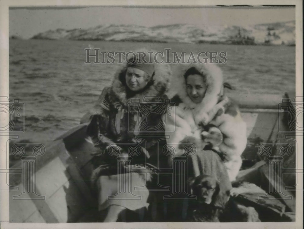 1936 Press Photo Sally Lane Erskine Missing on Alaska Plane, Mrs. W.J. Erskine- Historic Images