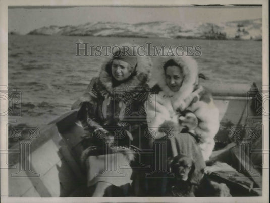 1936 Press Photo Sally Lane Erskine Missing on Alaska Plane, Mrs. W.J. Erskine- Historic Images