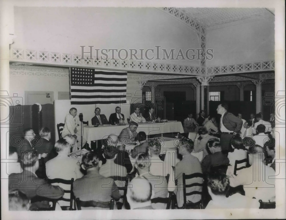 1939 Press Photo Textile wage rate hearing in Atlanta.
