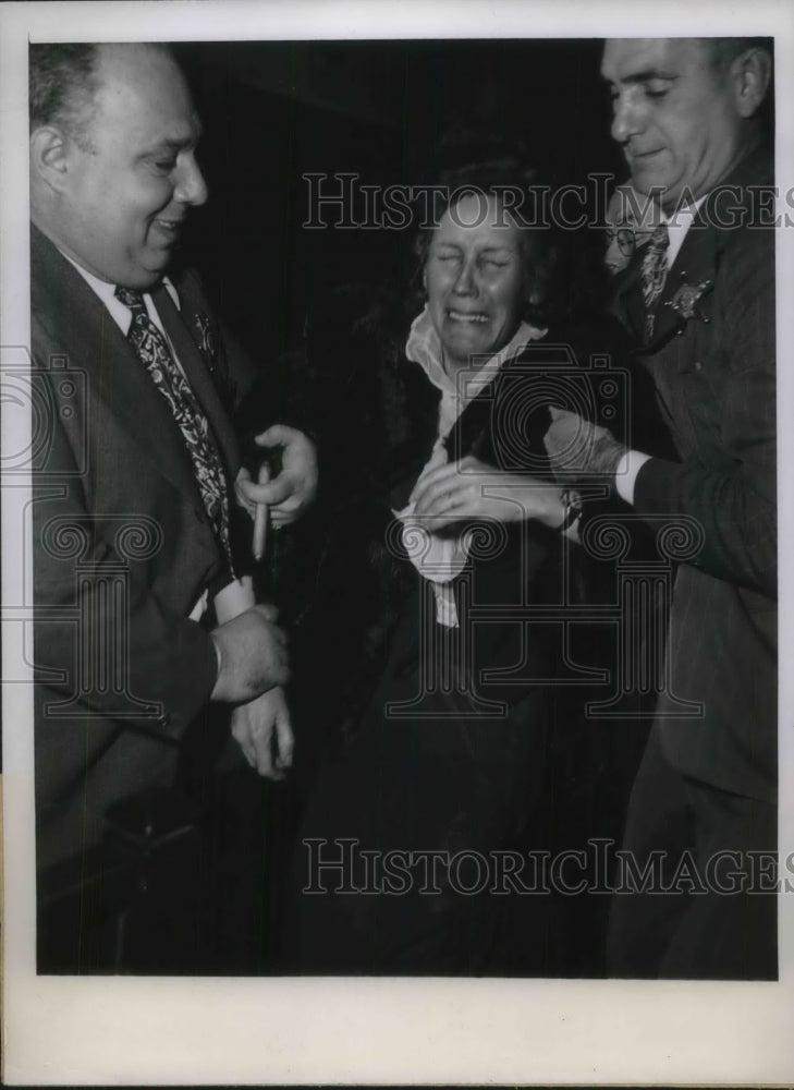 1945 Press Photo Mrs. Zetta Dean sentenced for 6 months for neglect of son