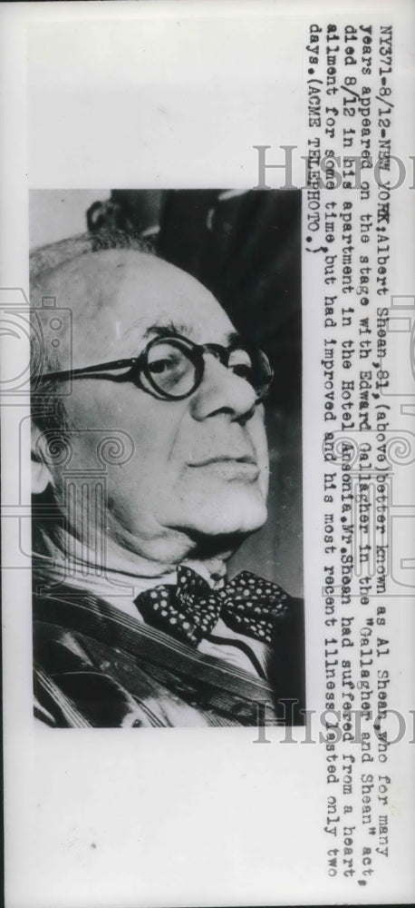 1949 Press Photo Albert Sheen, 81.