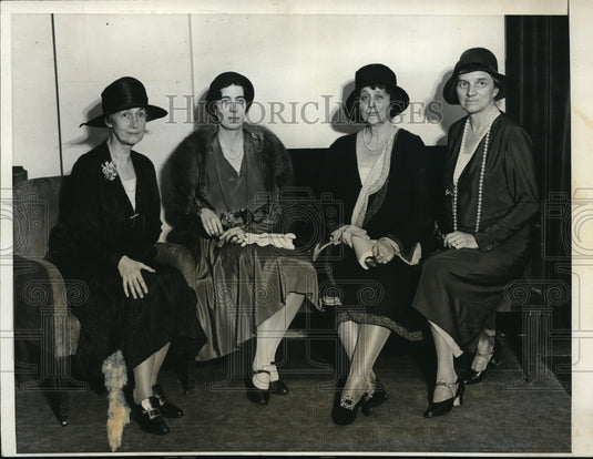 1931 Press Photo Mrs. Oedergren Honored At YWCA NYC Headquarters Reception