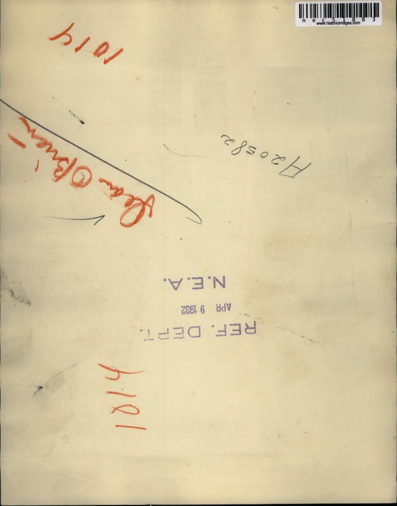 1932 Press Photo Dean O'Brien