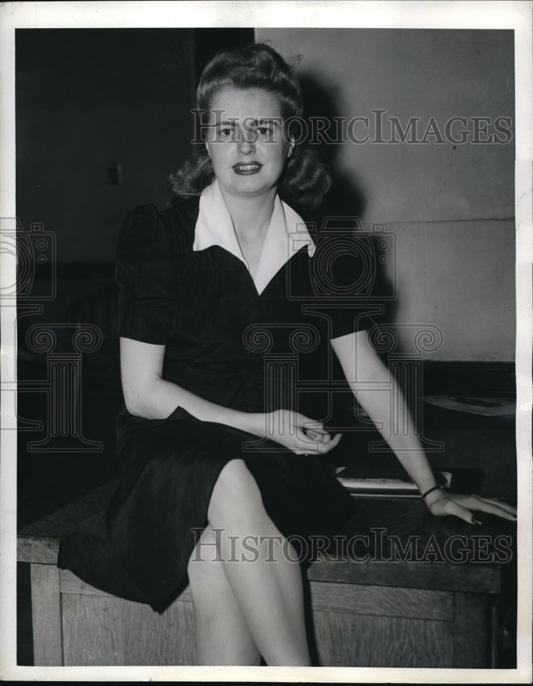 1941 Press Photo Joyce Frank Reported Missing in West 30th Street Police Station