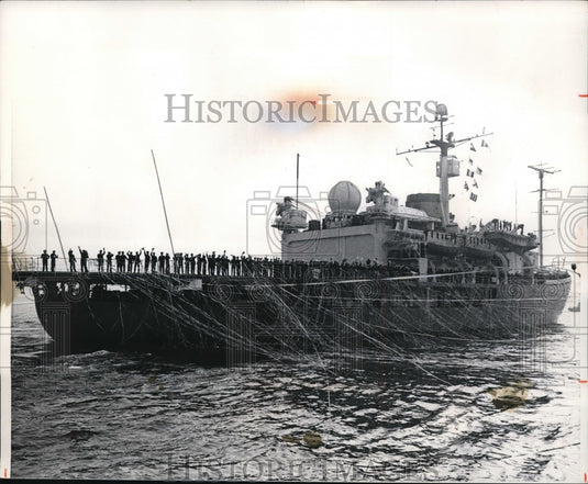 1968 Press Photo Tokyo Japan Icebreaker Boat "Fuji" Antarctic Research- Historic Images