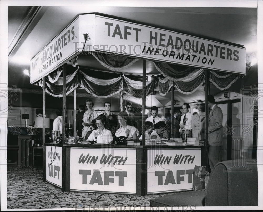 1952 Press Photo Political Pace quickens