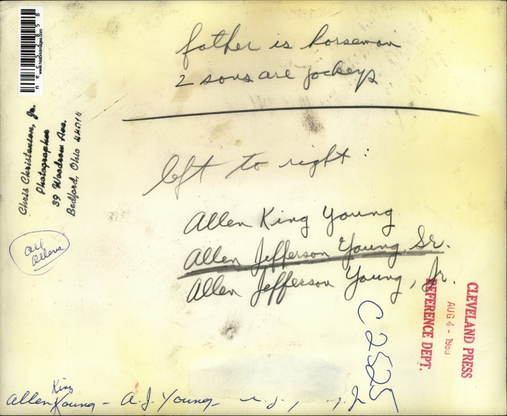 1969 Press Photo The Young's Allen King, Allen Jefferson Young Sr - nec52858