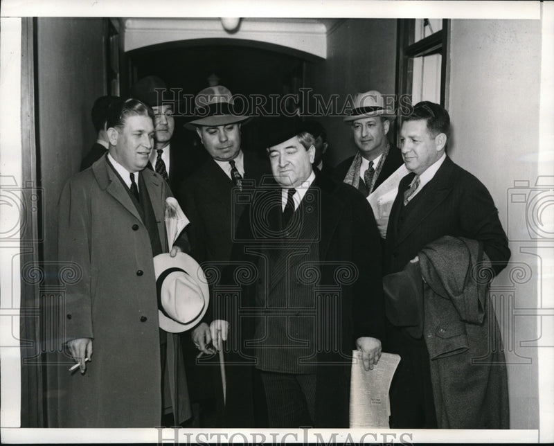 Load image into Gallery viewer, 1941 Press Photo WE Donnan James Dewey Federal Conciliator Ford Mediation
