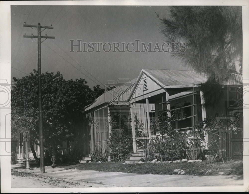 1937 Press Photo Cottage owned by cigar makers.