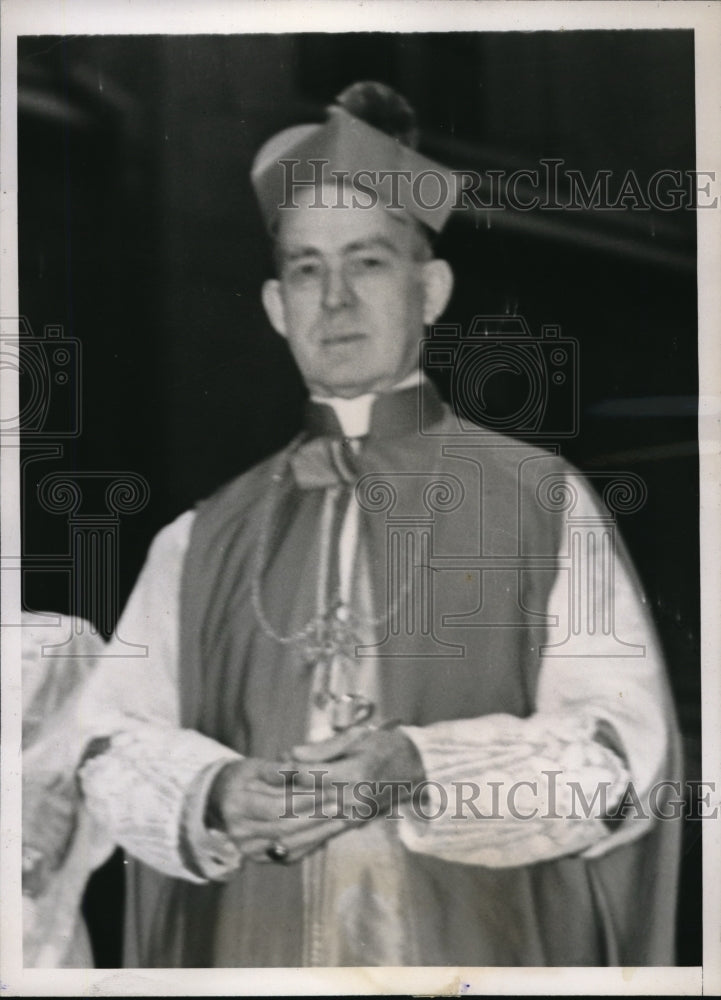 1939 Press Photo The Most Reverend James Cassidy, Bishop of Fall River, M.A.