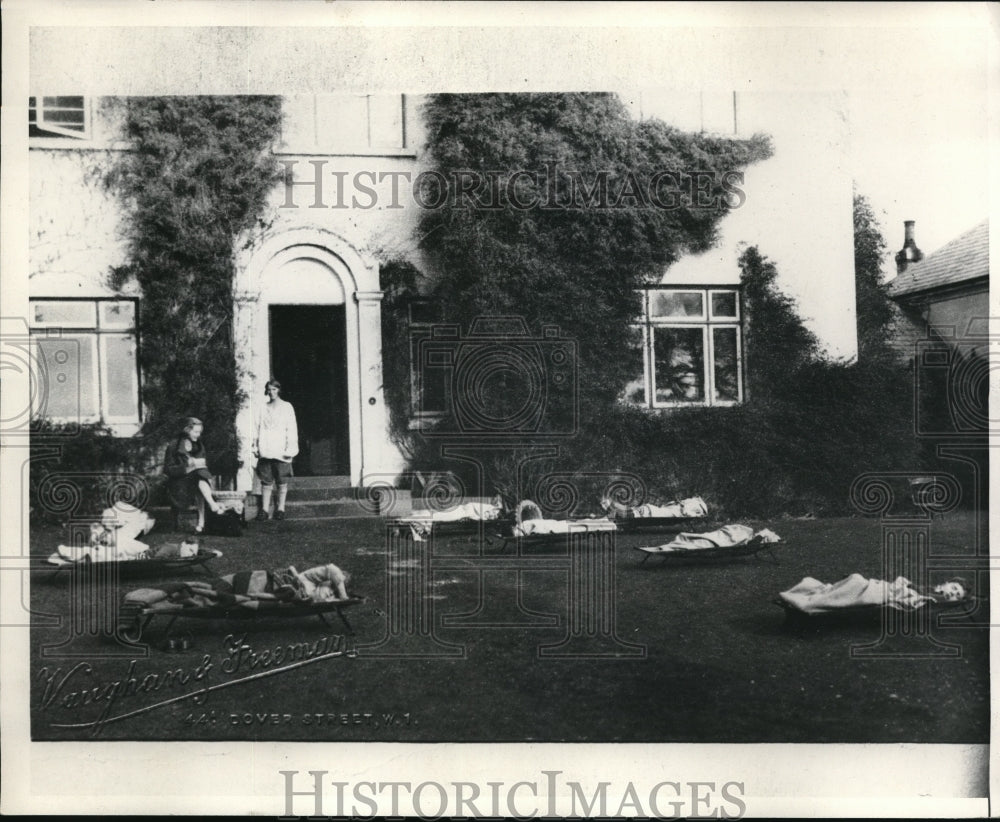 1931 Press Photo Childier at Beacon Hill School.