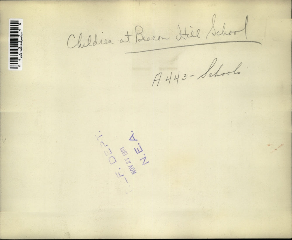 1931 Press Photo Childier at Beacon Hill School.