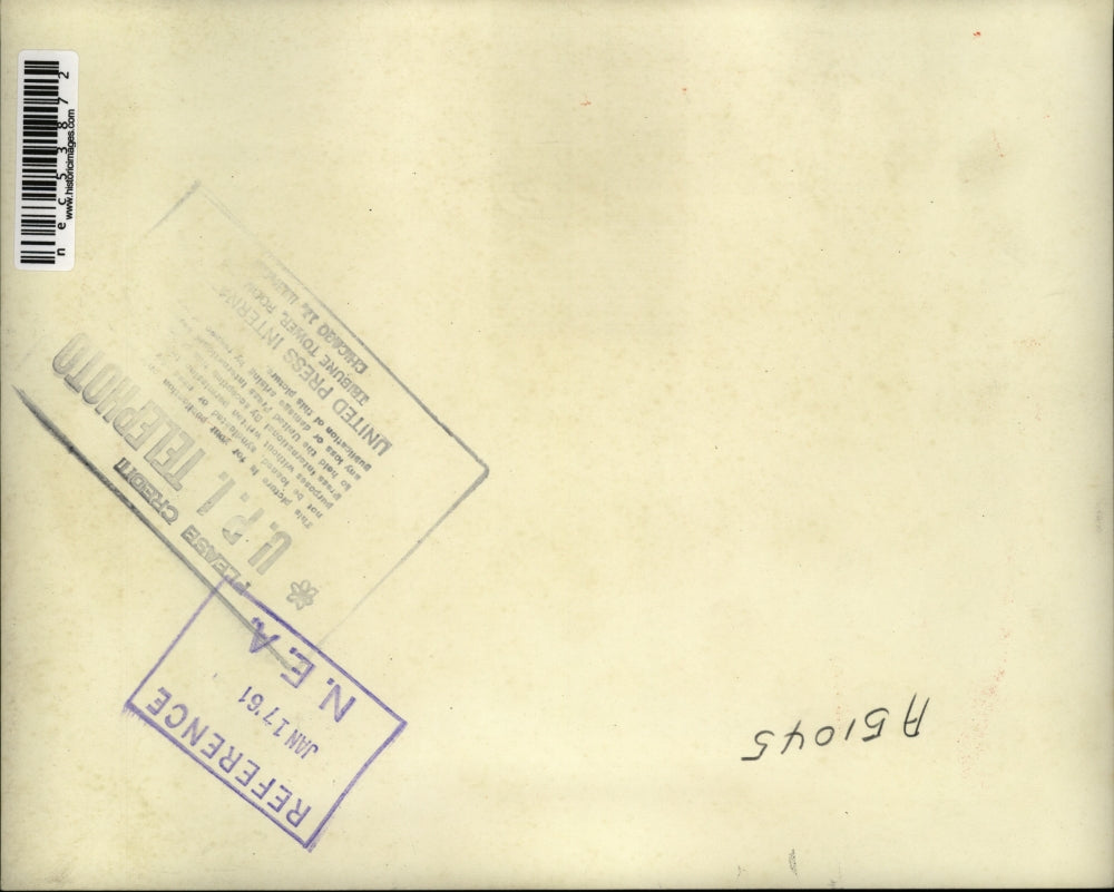 1961 Press Photo CBS correspondent Edward Murrow in D.C.