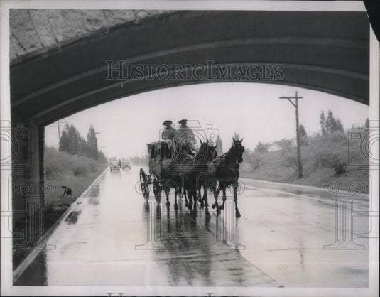 1939 Press Photo Washington Inaugural Journey Re-Enactment