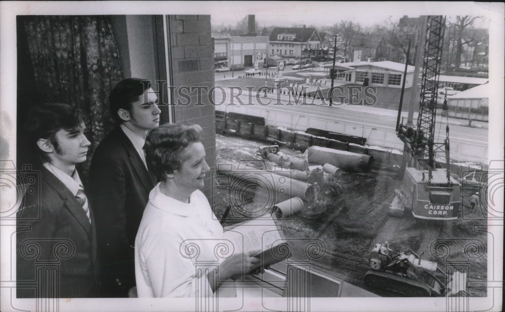 Press Photo Dale Banas, Joseph Dobos, Sister Mary Damien, Cleveland Clinic