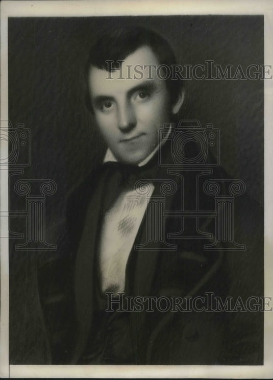 1931 Press Photo of 1842 Photo of John D. Wendel of New York, Ella Wendel's Will